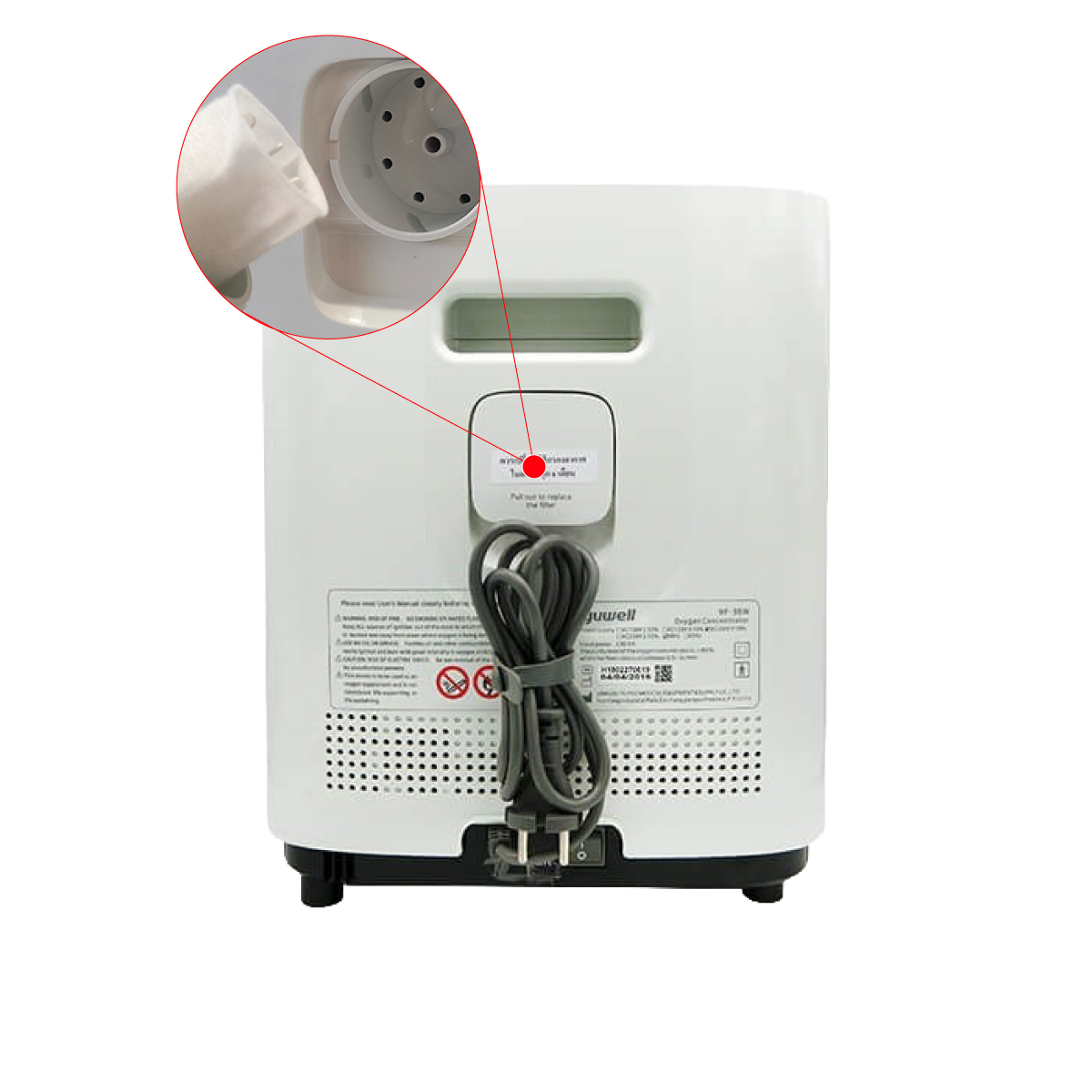 เครื่องผลิตออกซิเจน 3 ลิตร Yuwell 9F-3BW