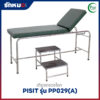 เตียงตรวจโรคสแตนเลส PISIT รุ่น PP029(A) แบบบันได 2 ขั้น