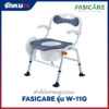 เก้าอี้นั่งถ่าย FASICARE รุ่น W-11G สีเทา