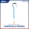 ไม้เท้าขาเดี่ยว Hospro รุ่น H-WS9381L สีฟ้า