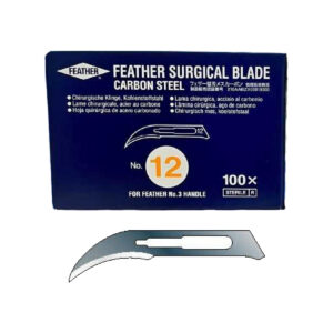 ใบมีดผ่าตัด คาร์บอนสตีล FEATHER