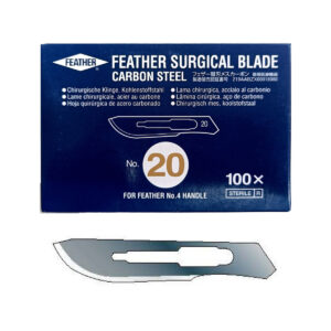 ใบมีดผ่าตัด คาร์บอนสตีล FEATHER