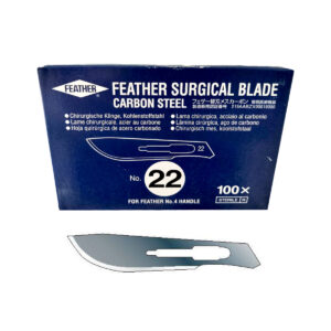 ใบมีดผ่าตัด คาร์บอนสตีล FEATHER