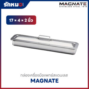 MAGNATE กล่องเครื่องมือแพทย์ ขนาด 17×4×2 นิ้ว