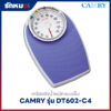 เครื่องชั่งน้ำหนักบุคคล แบบเข็ม CAMRY รุ่น DT602-C4 สีฟ้าอมม่วง