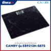 เครื่องชั่งน้ำหนักบุคคล แบบดิจิตอล CAMRY รุ่น EB9213H-S875 สีดำ