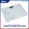 เครื่องชั่งน้ำหนักบุคคล แบบดิจิตอล CAMRY รุ่น EB9213H-S876 สีขาว