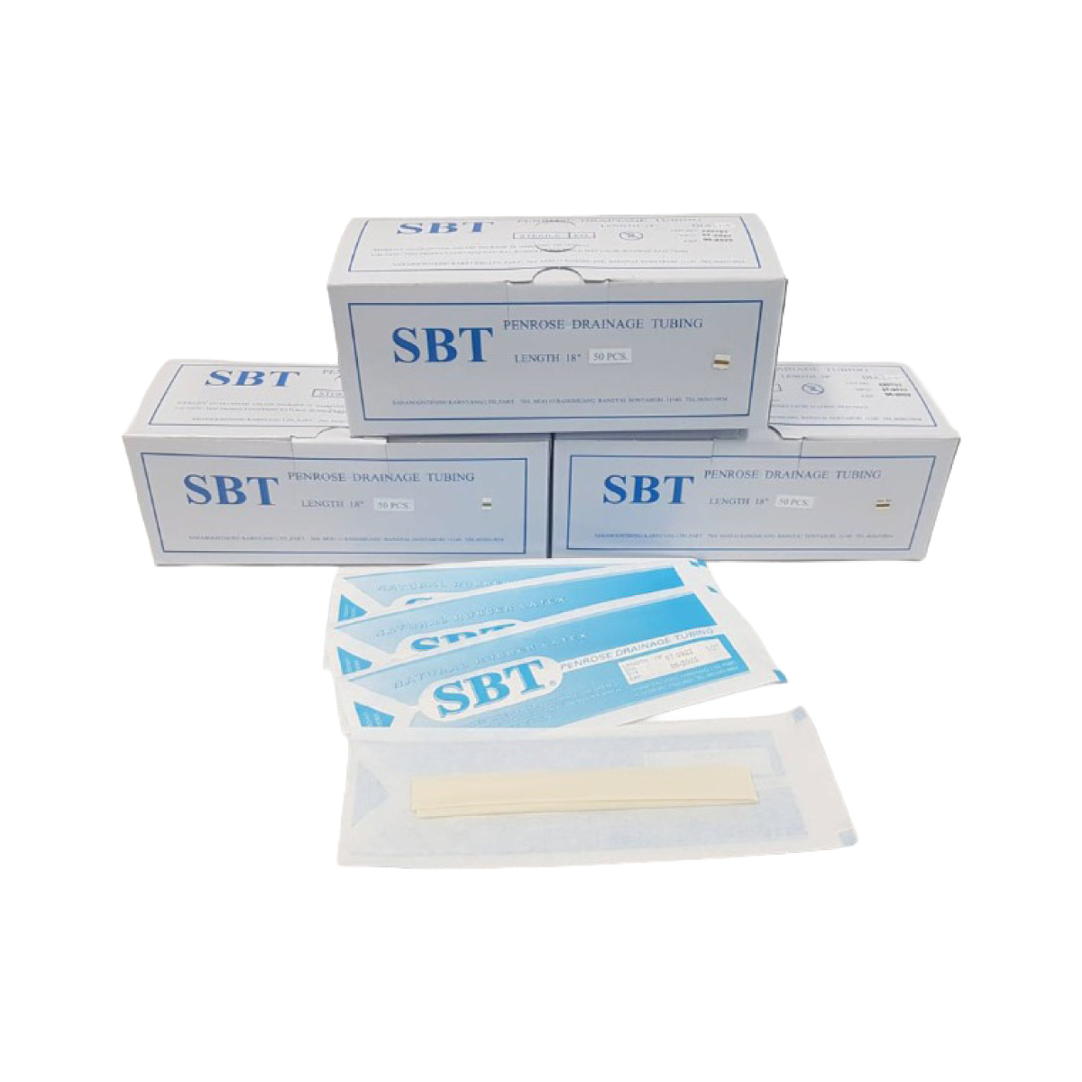 สายยาง Penrose Tubing ยี่ห้อ SBT