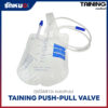 Taining ถุงปัสสาวะ เทบน Push-pull Valve