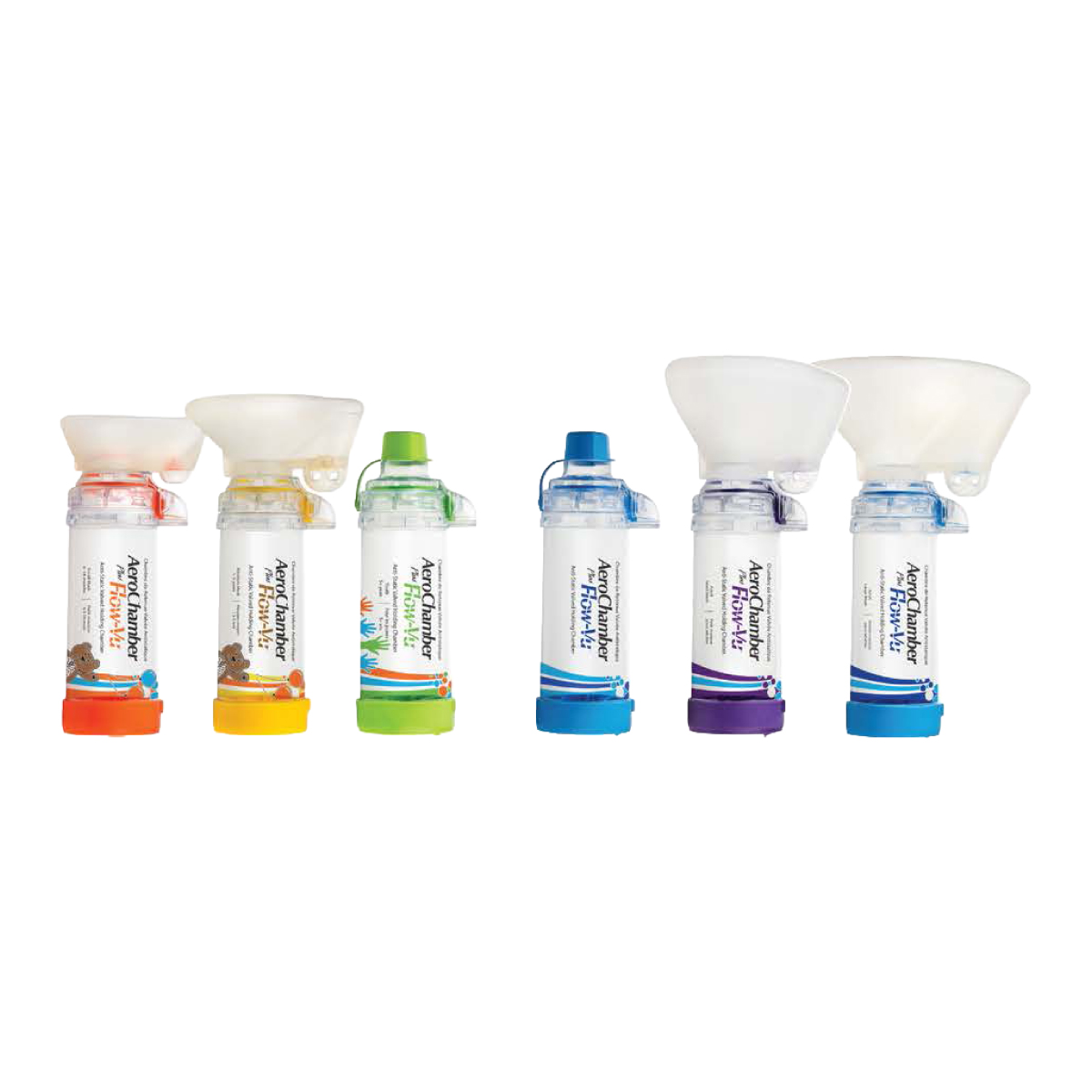 กระบอกพ่นยา AeroChamber Plus Flow-Vu, Trudell Medical