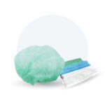 หมวกคลุมผม / หมวกตัวหนอน ( Disposable Bouffant Cap )