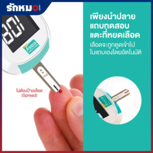 ชุดเครื่องตรวจน้ำตาลในเลือด Glucochek Easy Pro รุ่น TD4279A