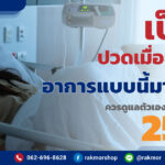 เป็นไข้ปวดเมื่อยตามตัว