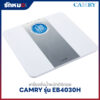 เครื่องชั่งน้ำหนักบุคคล แบบดิจิตอล CAMRY รุ่น EB4030H พร้อมคำนวณค่า BMI สีขาว
