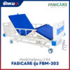เตียงผู้ป่วย 3 ไกร์ แบบมือหมุน FASICARE รุ่น FBM-303