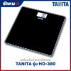 เครื่องชั่งน้ำหนักบุคคล แบบดิจิตอล TANITA รุ่น HD-380 สีดำ