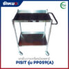 รถเข็นวางเครื่องมือแพทย์ 2 ชั้น PISIT รุ่น PP059(A)