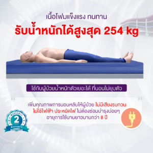 ที่นอนโฟมป้องกันแผลกดทับ Dyna-Form รุ่น Mercury