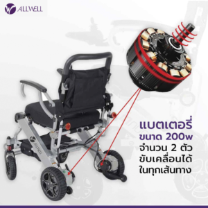 รถเข็นวีลแชร์ไฟฟ้า INNUOVO รุ่น N5513A