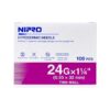 เข็มฉีดยา (Hypodermic Needle) ยี่ห้อ NIPRO เบอร์ 24x1 1/4"