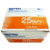 เข็มฉีดยา (Hypodermic Needle) ยี่ห้อ NIPRO เบอร์ 25Gx5/8"