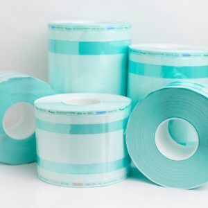 ซองสเตอร์ไรด์ม้วน 70 แกรม แบบขยายข้าง (Sterilization Gusseted Roll) สีเขียว RENPAK