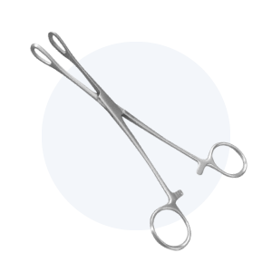 คีมหนีบสำลี (Forester Sponge forcep)