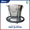 ถังเตะสแตนเลส มีล้อ PISIT รุ่น PP135