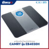 เครื่องชั่งน้ำหนักบุคคล แบบดิจิตอล CAMRY รุ่น EB4030H พร้อมคำนวณค่า BMI สีดำ
