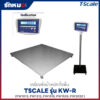 เครื่องชั่งวางพื้น TSCALE KW-R แท่นสีเทา