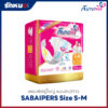 แพมเพิสผู้ใหญ่ Sabaipers Size S-M แบบเทปกาว